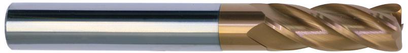 HRC55 Corner Radius End Mills 4 Flute 01