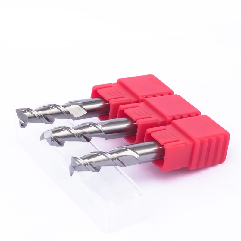 HRC55エンドミルアルミニウムの2つのフルートMTS2